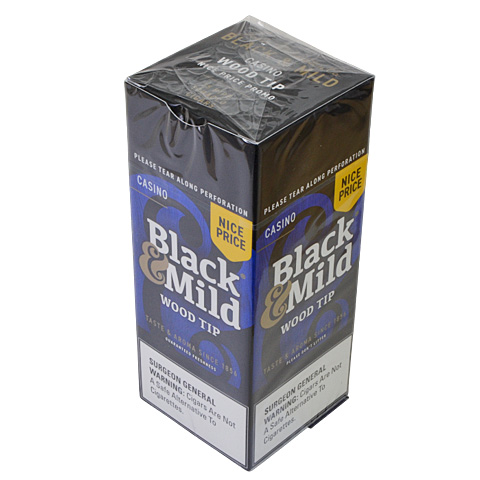 MIDDLETON'S BLACK & MILD CASINO WOOD TIP NICE PRICE 25X