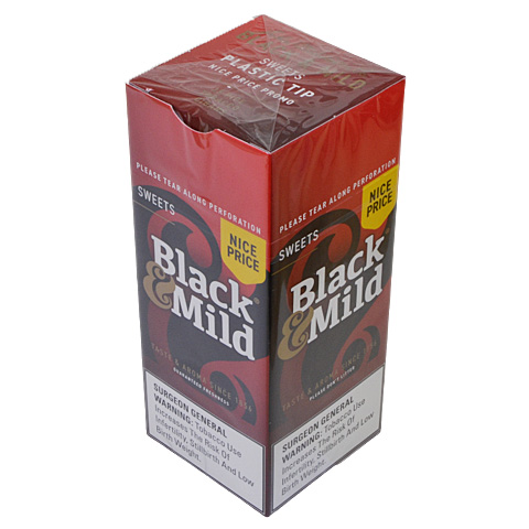 MIDDLETON'S BLACK & MILD SWEETS PLASTIC TIP NICE PRICE 25X