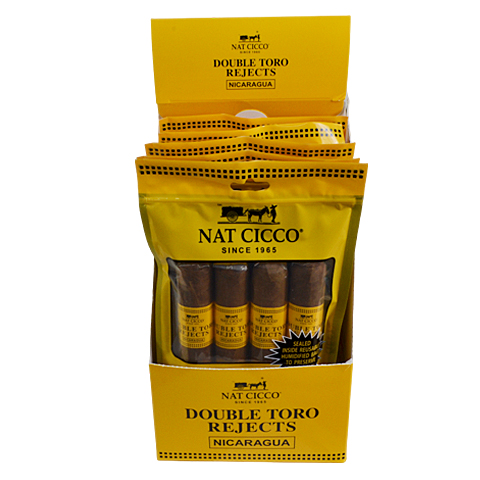 NAT CICCO NICARAGUA REJECTS DOUBLE TORO NATURAL 4/5 BOX