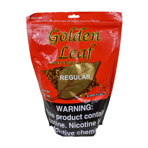 GOLDEN LEAF REGULAR PIPE TOBACCO 16OZ