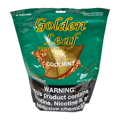 GOLDEN LEAF COOL MINT PIPE TOBACCO 16OZ