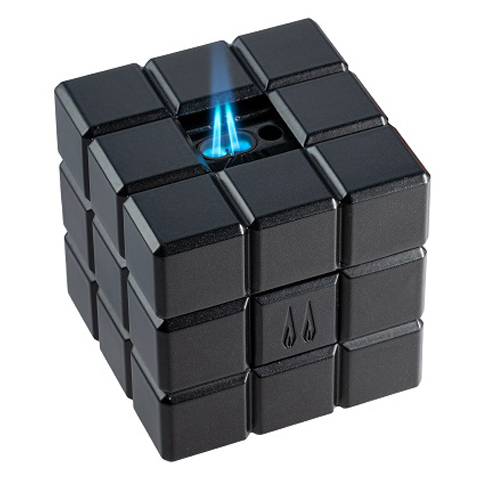 COLIBRI HERITAGE CUBE TABLE LIGHTER, BLACK LI125T1