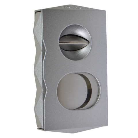 COLIBRI QUASAR SV-CUT CIGAR CUTTER, SILVER