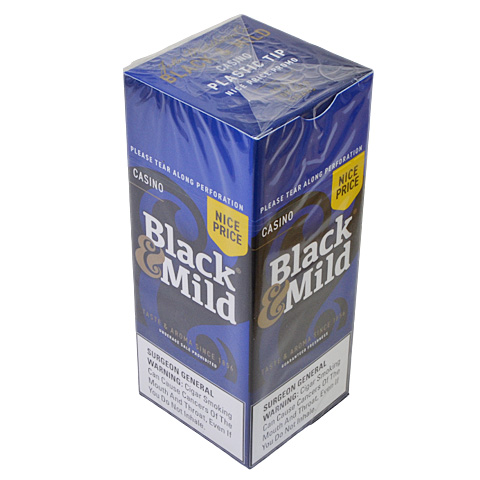 MIDDLETON'S BLACK & MILD CASINO PLASTIC TIP NICE PRICE 25X