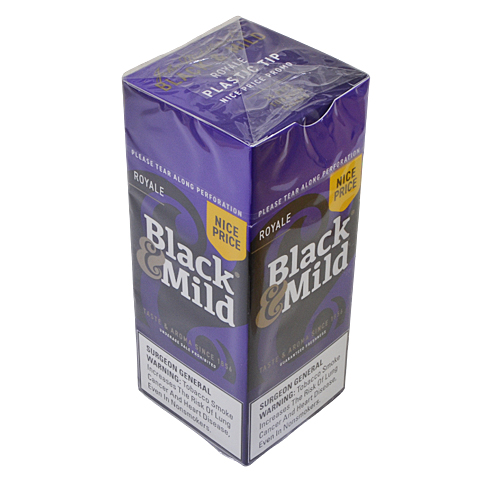 MIDDLETON'S BLACK & MILD ROYALE PLASTIC TIP NICE PRICE 25X
