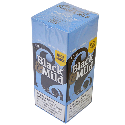 MIDDLETON'S BLACK & MILD LYRIC PLASTIC TIP NICE PRICE 25X