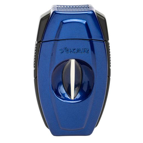 XIKAR FLIP COMBO V-CUT/ STRAIGHT CUTTER, BLUE