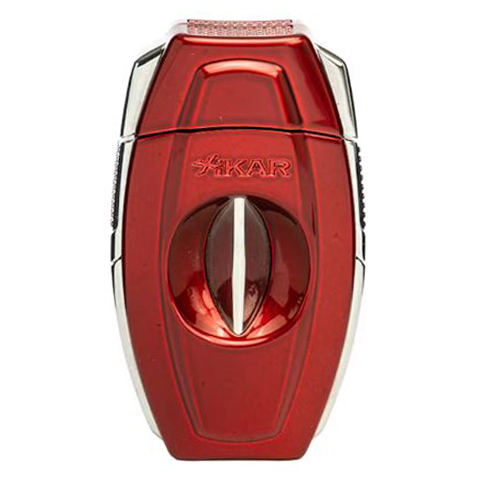 XIKAR FLIP COMBO V-CUT/ STRAIGHT CUTTER, RED