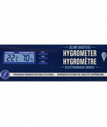 BRIGHAM DIGITAL SLIM HYGROMETER